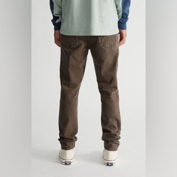 NWT PacSun Recycled Milk Chocolate Slim Taper Jeans Size 34X32 - Picture 4 of 4